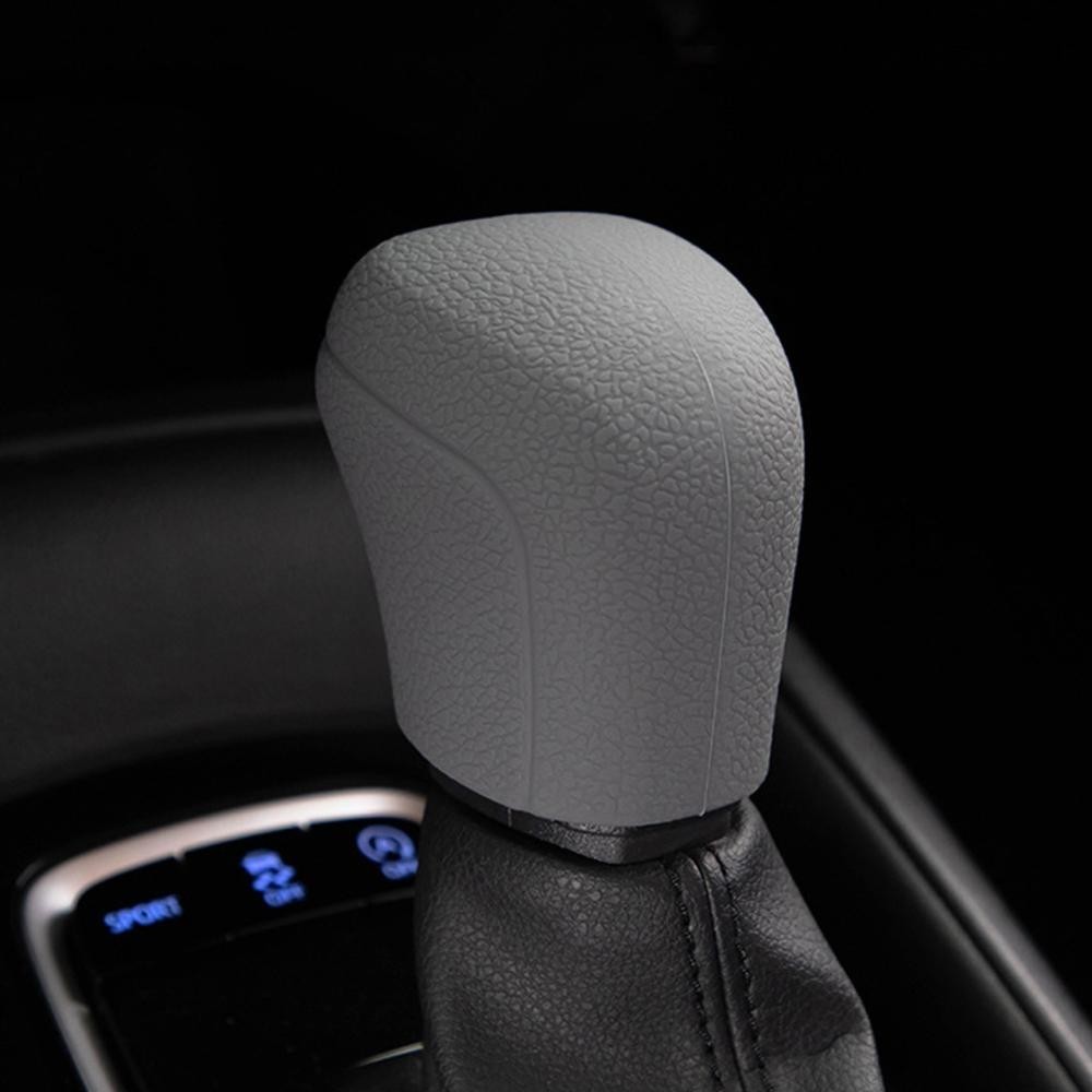 Ys ซิลิโคนรถเกียร์ Shift COLLAR Shift Knob Grips ฝาครอบ Shift Lever ตกแต่งสําหรับ Toyota Corolla Thunder Camry CHR IZOA L3Y7