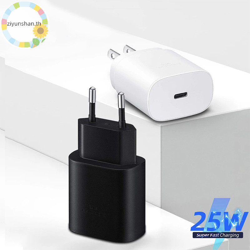 Ziyunshan PD 25W Super Fast Charger สําหรับ Samsung Galaxy S20 S21 S22 S23 Ultra S10 S9 หมายเหตุ 10 + Fast Charging USB C ประเภท C th