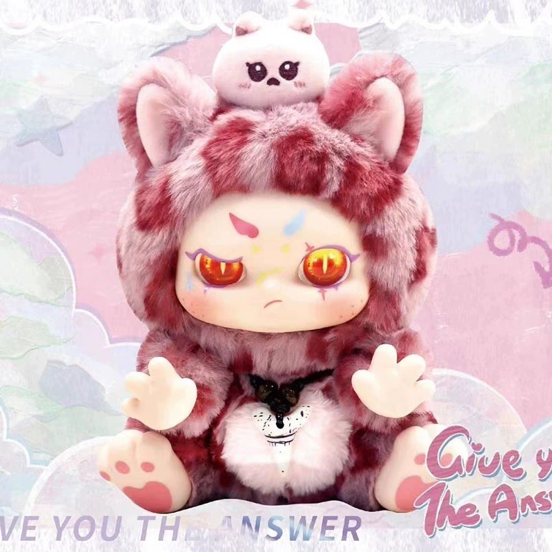 Kimmon V2 Give You Answers Mystery Box Plush Doll ของเล่นและเครื่องประดับตุ๊กตาอินเทรนด์