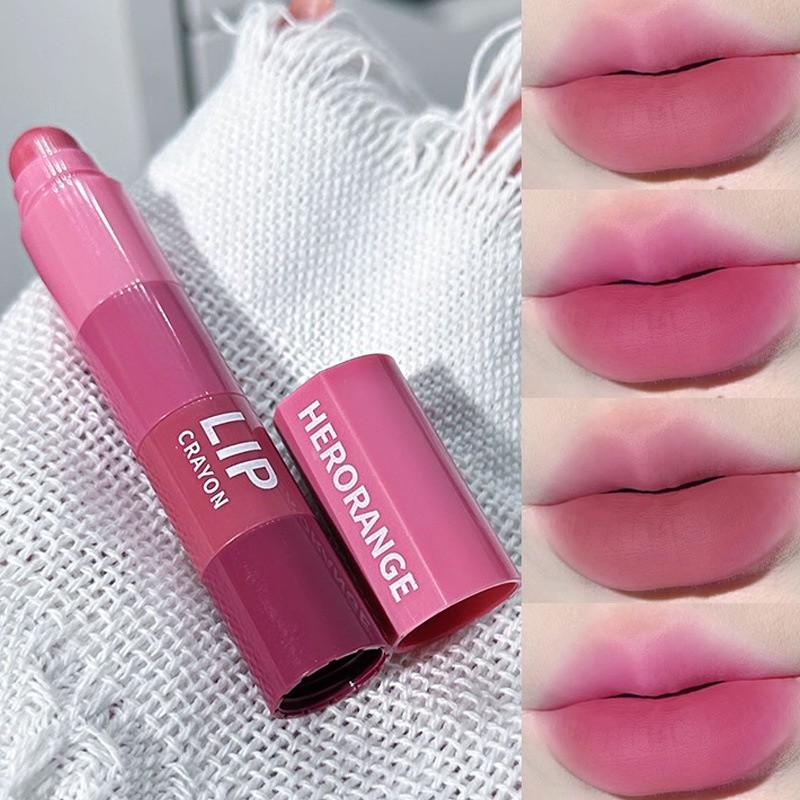 Herorange One ชุดปากกาลิปสติก เนื้อแมตต์กํามะหยี่ หลากสีสัน