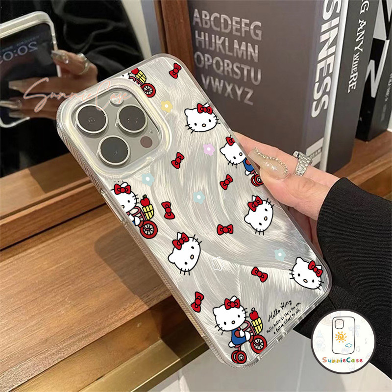 เคสVIVO Y17 Y30 Y11 Y22s Y02 Y50 Y21 Y20s Y36 Y22 Y12 Y12i Y02A Y20 Y21T Y17s Hello Kitty คำนับ ตลกดีนะการ์ตูนดูเดิล