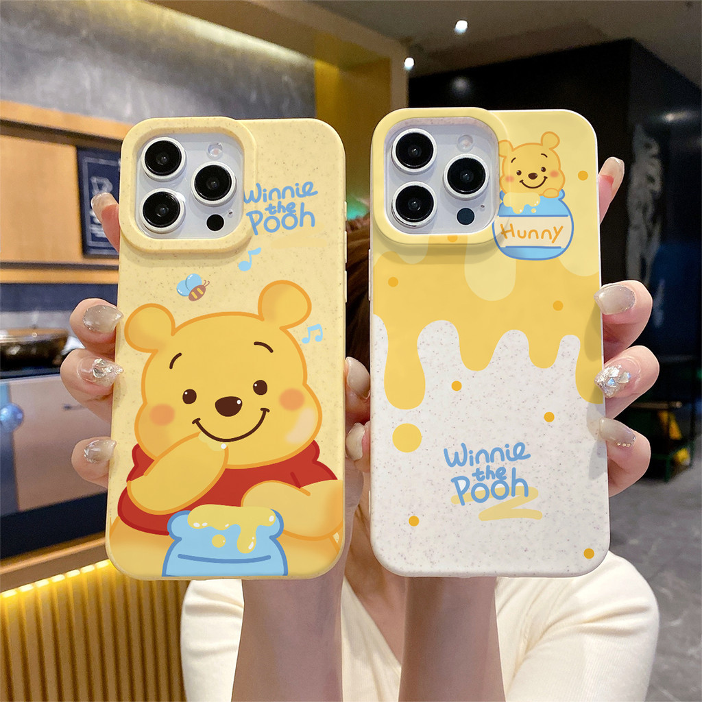 การ์ตูนน่ารักหมี เคสไอโฟน กันกระแทก สําหรับ เคสไอโฟน11 เคส IPhone 11 12 13 14 15 PRO MAX XR XS MAX 6 7 6S 8  Case IPhone