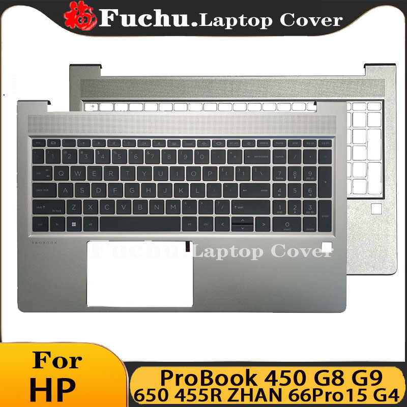 ใหม่ US/LA/SP/UK คีย์บอร์ด Backlight palmrest สําหรับ HP ProBook 450 G8 G9 650 455R ZHAN 66Pro15 G4 