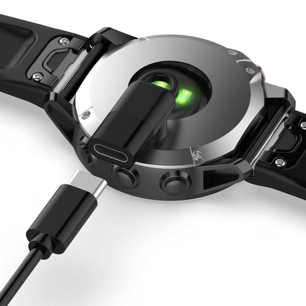 แบบพกพาชาร์จอะแดปเตอร์สําหรับ Garmin Fenix 7 6 5 7X 6X 5X Pro Solar,Forerunner 945 955 45 255 265,Instinct,Approach S62 S70,Vivoactive 4,Venu,Tactical,Epix 2