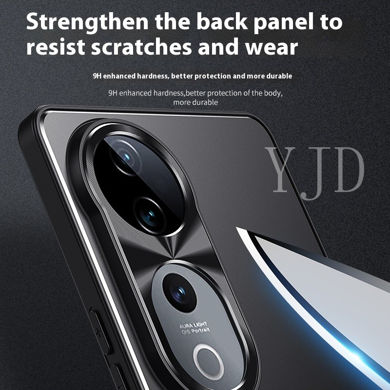 เคสสําหรับ Vivo V40 Pro อลูมิเนียมอัลลอยด์โลหะรวมทุกอย่างเคสโทรศัพท์กันกระแทก - รูปที่ 3