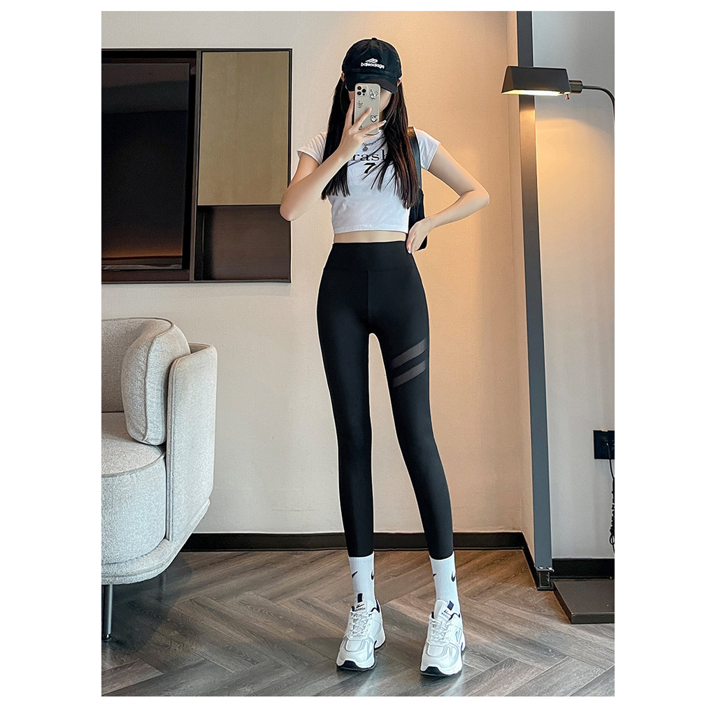 G015  กางเกงเลกกิ้ง ออกกำลังกาย กางเกงรัดรูป โยคะยกสะโพก พร้อมส่ง