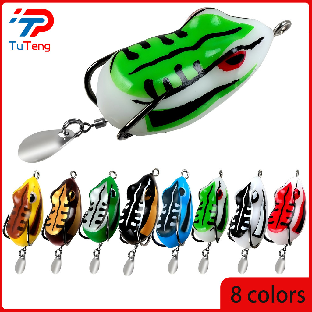 สไตล์ไทย Thunder FROG 4ซม./5.5g ดัดแปลงกบ weever snakehead ทุ่มเทให้กับการฆ่าลอยน้ำโยน Thunder FROG snakehead Lure