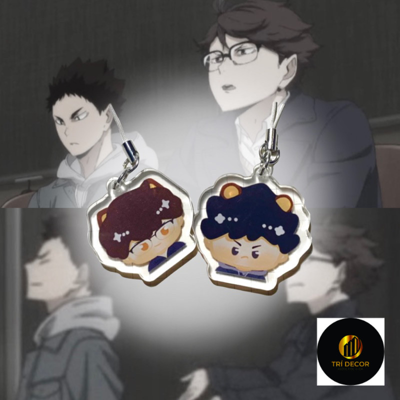Phone Charm Size Gap Iwaizumi Oikawa Haikyuu