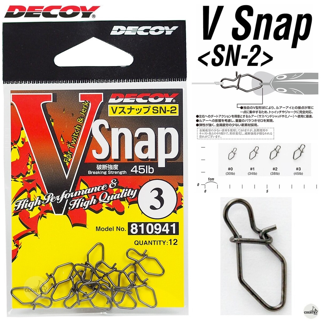 กิ๊บตีเหยื่อปลอม Decoy รุ่น SN-2 V Snap