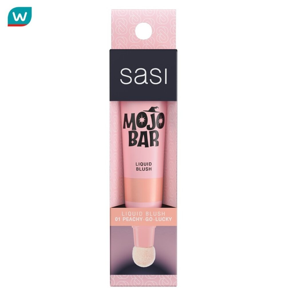 Sasi ศศิ โมโจ บาร์ ลิควิด บลัช 5มล. 01 พีชชี่ โก ลัคกี้