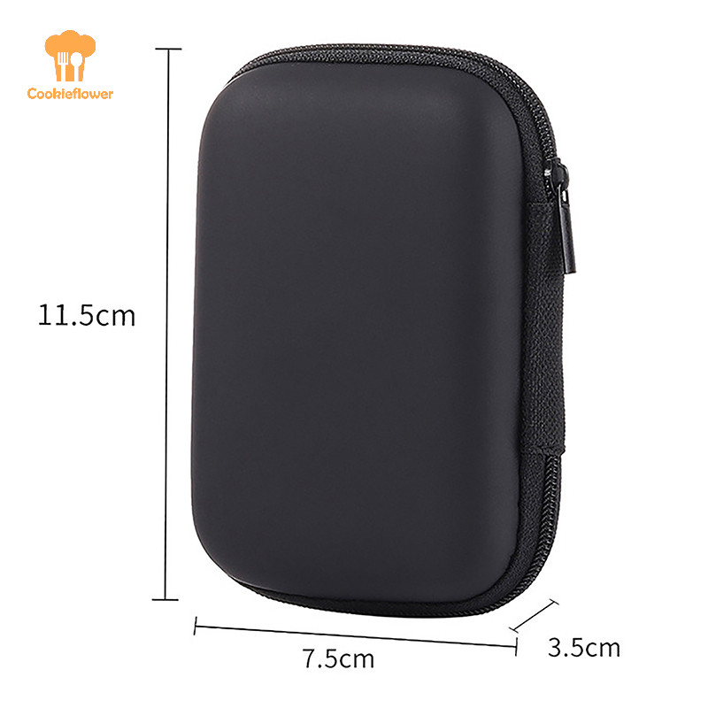 Ckfr กระเป๋าเก็บของสําหรับเดินทางเคสชาร์จสําหรับหูฟังแพ็คเกจกระเป๋าซิปแบบพกพา Travel Cable Organizer Electronics Storage ใหม่