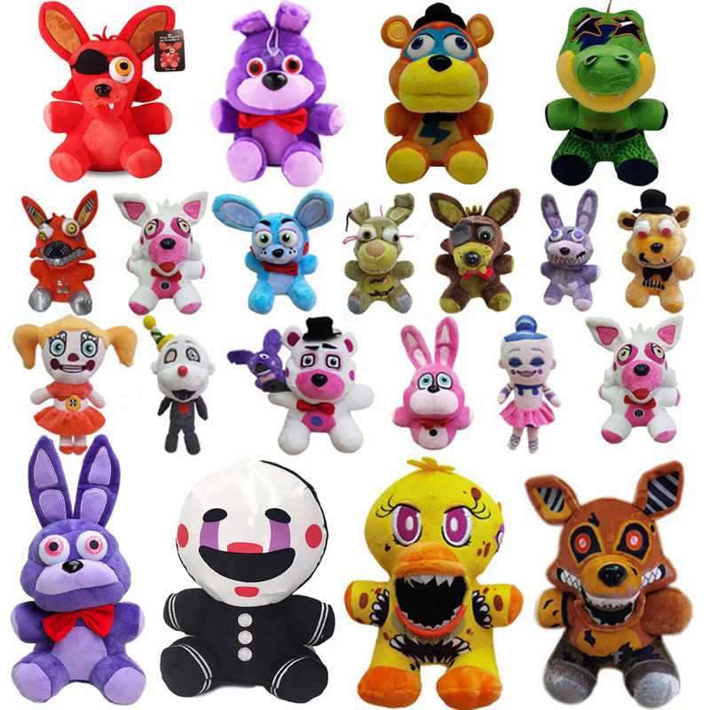 18cm FNAF Freddy's Plush Toy Stuffed & Plush Animals Bear Rabbit Game Fnaf Birthday Christmas Toys F