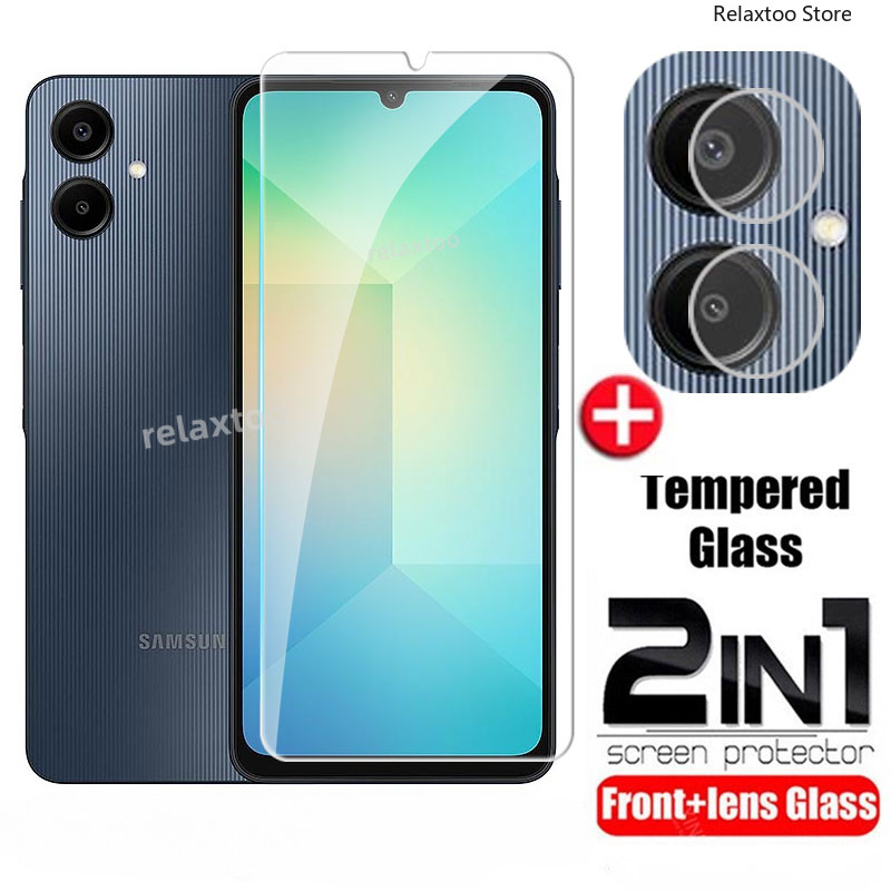 SAMSUNG 2in1 9Hคลุมทั้งหมดหน้าจอกระจกนิรภัยสําหรับSamsung Galaxy A06 A 06 A16 A26 A36 A56 SamsungA56