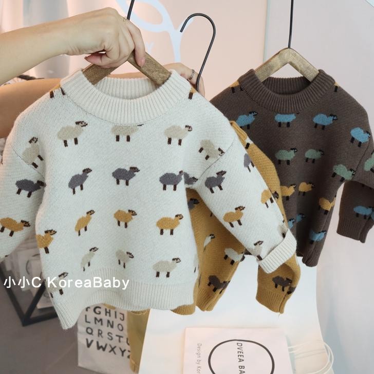 เสื้อยืดแขนยาวเด็กชายฤดูใบไม้ร่วงฤดูหนาวแฟชั่นสไตล์ใหม่เวอร์ชั่นเกาหลีผ้าฝ้ายแท้คอกลมลายการ์ตูนหล่อทุกการแข่งขันสบายๆนุ่มสบายเสื้อถักอบอุ่นด้านบ - รูปที่ 7