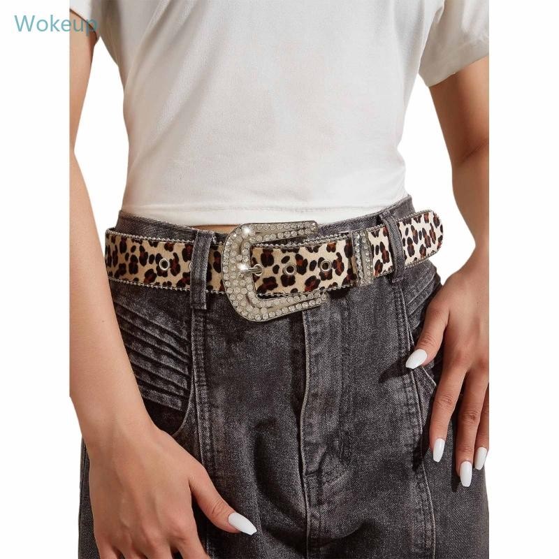 Wake Studded เอวโซ่ที่สวยงามผีเสื้อคริสตัลเอว Ceinture เข็มขัด Unisex