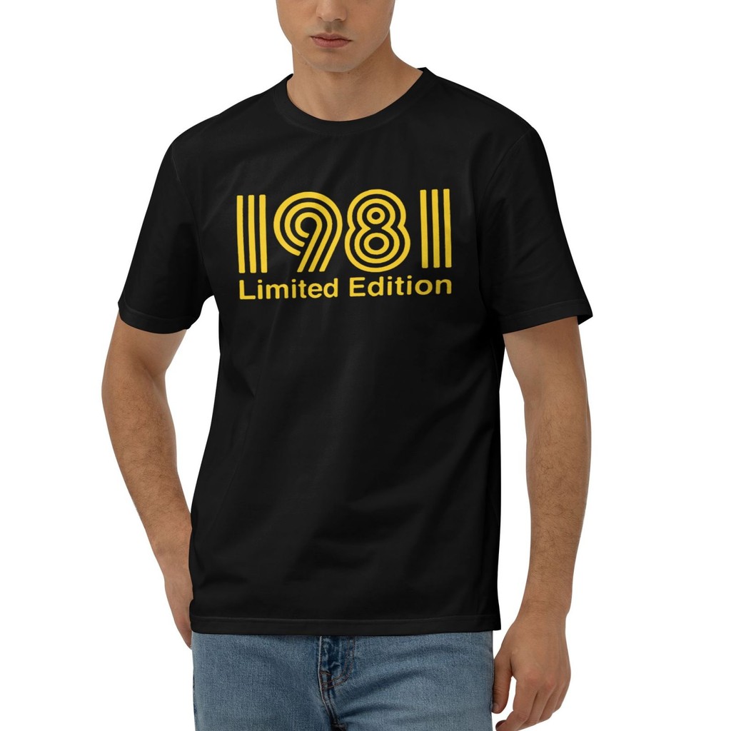 1981 Limited Edition Gold Novelty Print Wear Fashion T Shirt
