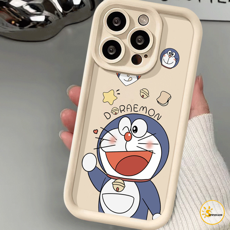 น่ารักDoraemonเคสอ่อนเข้ากันได้สำหรับ VIVO Y21 Y15s Y17s Y20 Y21s Y12 Y15 Y12i Y22 Y16 Y91 Y30 Y27 Y20s G Y02 Y36 Y11