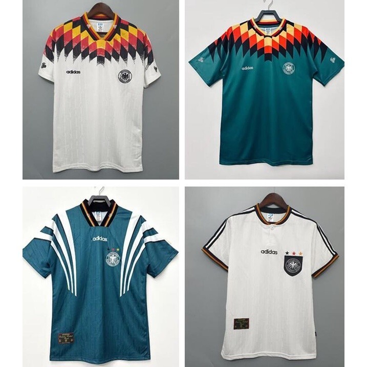 1990 1994 1996 เยอรมัน Retro Home Away เสื้อฟุตบอลเยอรมนีเสื้อฟุตบอล