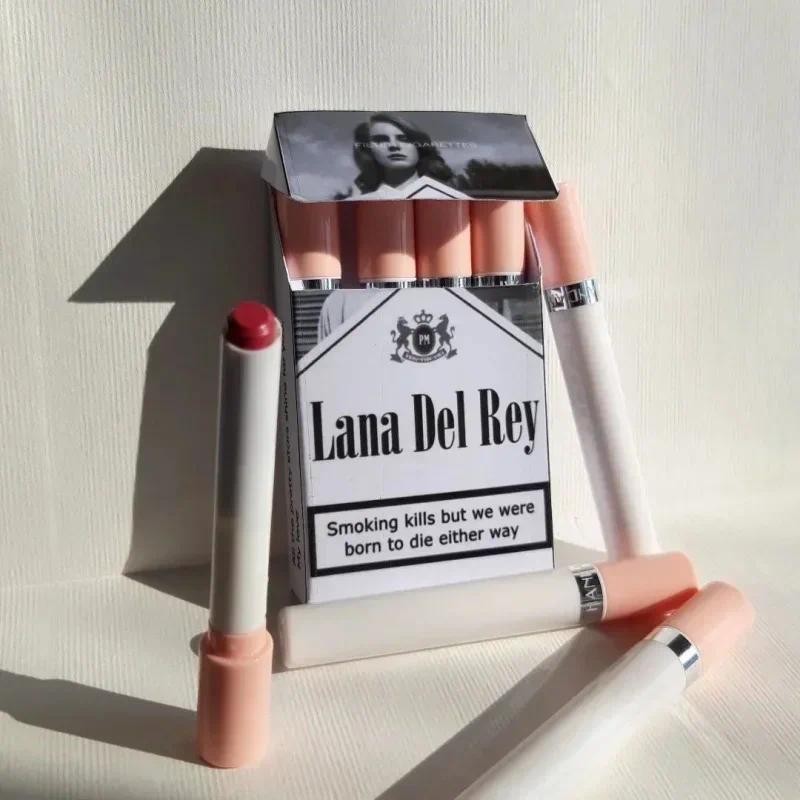 10 ชิ้น Lana Del Rey ลิปสติก Matte Non Stick Cup ลิปกลอสท่อควัน Lip Gloss ชุดกํามะหยี่ Liquid ลิปสติกยุโรปแต่งหน้า - รูปที่ 6