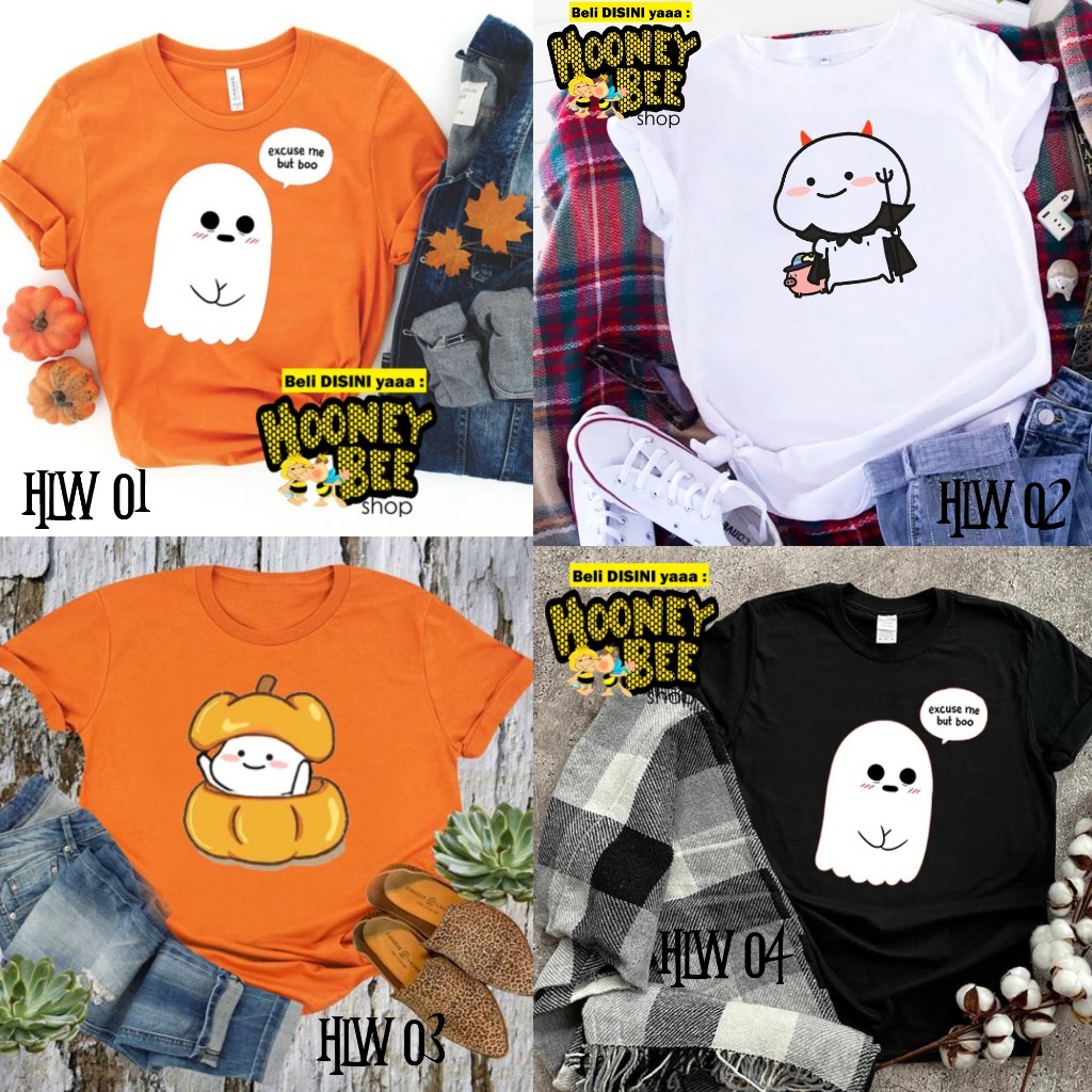 Hooneybee - เสื้อยืด HALLOWEEN UNISEX HALLOWEEN Costume CUSTOM T-Shirt S-5XL