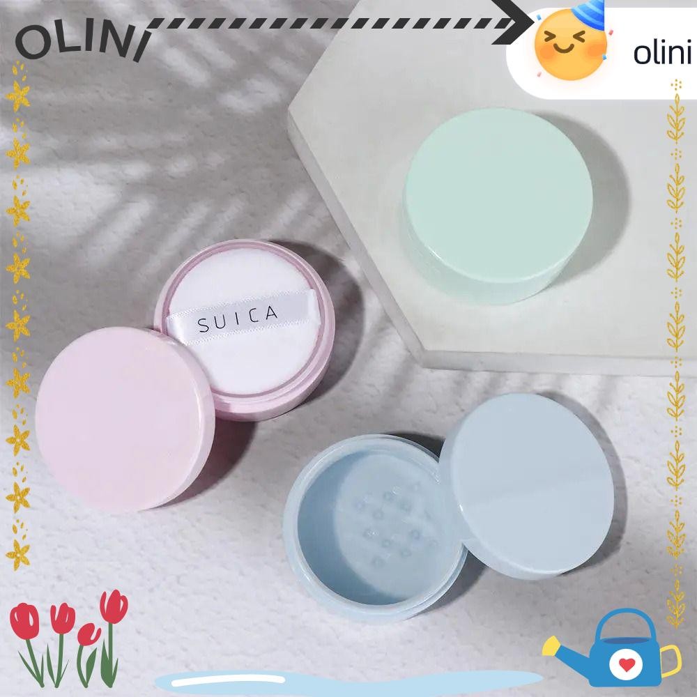 Olini โถแป้งฝุ่นเปล่า 1 ชิ้น, แพ็คเกจย่อยแป้งพัฟพร้อมกล่องแป้งแป้ง Sifter Dispersion, มินิ|5ก ภาชนะใส่เครื่องสําอาง