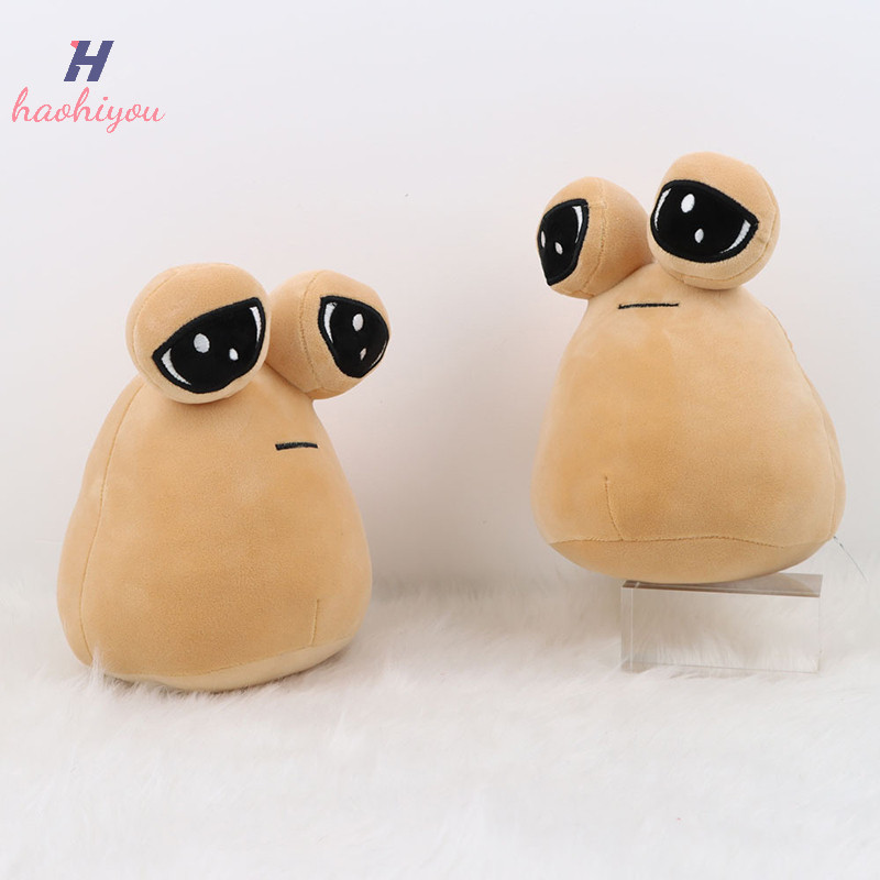 <haohiyou> เกมร้อนสัตว์เลี้ยงของฉัน Alien Pou ของเล่นตุ๊กตา Furdiburb อารมณ์ Alien Plushie ตุ๊กตาสัตว์ Pou ตุ๊กตา 22 ซม. Nice
