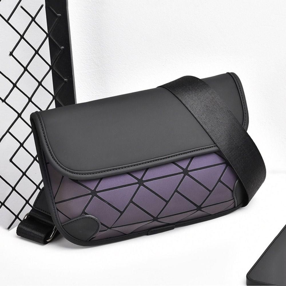 Confianza Messenger Bag, กระเป๋าสะพายชายลายตารางกันน้ํา, กระเป๋าใบเล็กเคลือบหรูหรากระเป๋าสะพายข้าง