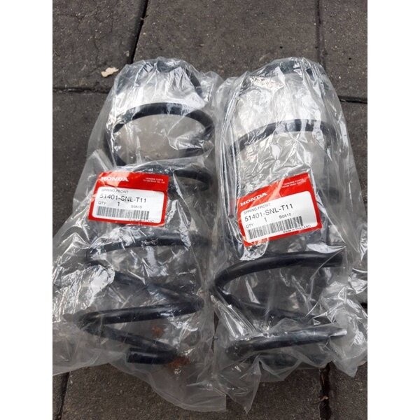สปริงหลัง สปริงหน้า Honda Jazz city civic ปี2003-2022 อะไหล่แท้Honda ราคาต่อชิ้นหน้า/หลัง มีทุกรุ่น