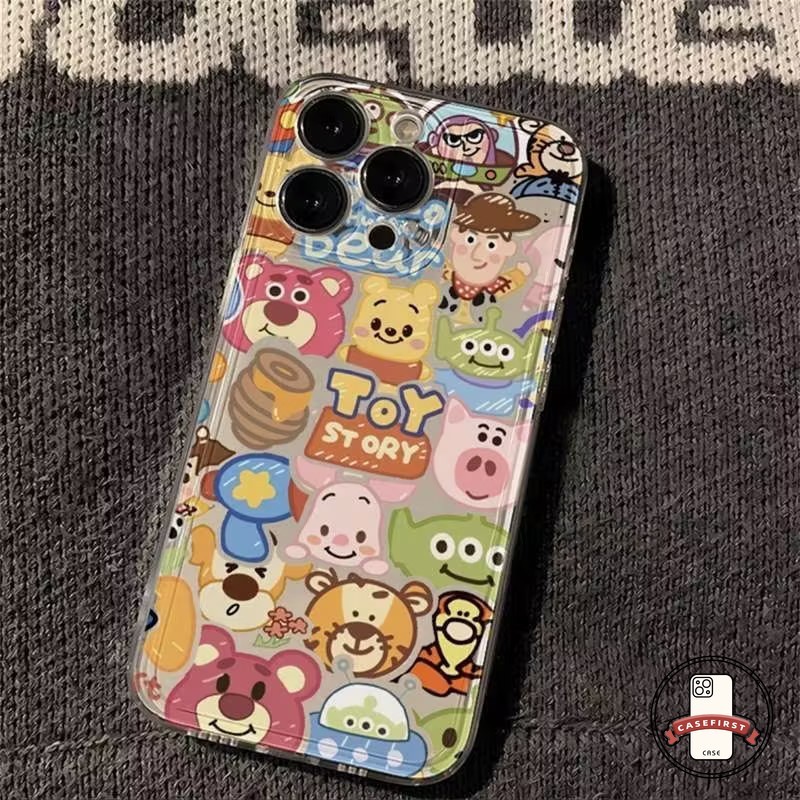 เรื่องการ์ตูนของเล่นวินนี่ลอตโซ่เคสสำหรับ Redmi 10C 13C 9A 12C 10 12 10A 9 9C Note 13 11s 8 11 9 10 12 Pro POCO M3