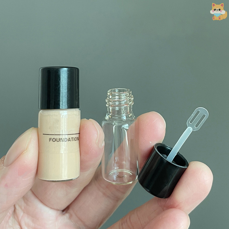 [VI] 1/2/5 ชิ้นขวดรีฟิล Liquid Foundation 4ml Subpackage Travel ขวดเปล่าขุดช้อนเครื่องสําอางเครื่องมือ TH