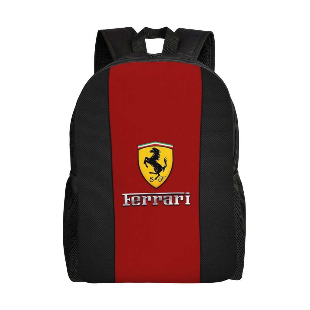 Ferrari Leisure กระเป๋าเป้สะพายหลังความจุขนาดใหญ่กระเป๋าเป้สะพายหลังนักเรียน