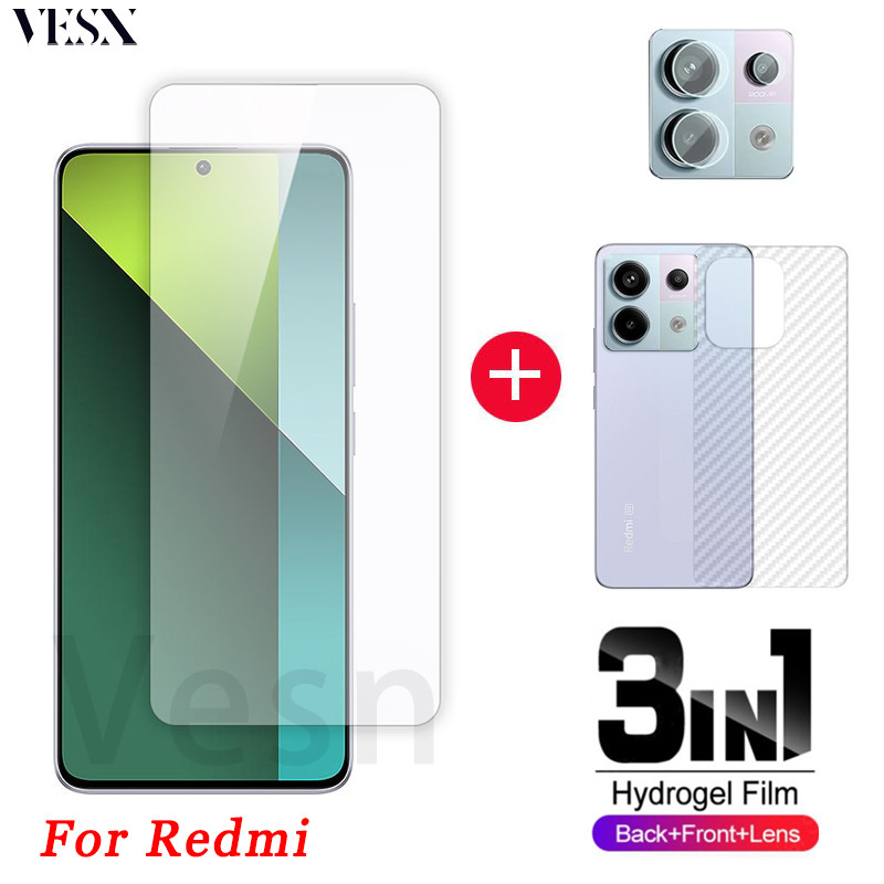 ฟิล์มกระจกนิรภัย Redmi Note 13 12 Turbo 12s 11 11s 10 10s 9 9s 8 Pro+ Plus 4G 5G 2024