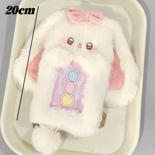 จัดส่งจากประเทศไทยBLOOMZO Photocard , Big Eared Rabbit/Border Collie Rabbit/Dog/Cat Photo Card Holder, Cute Plush Multifunctional Cards Sleeve Student