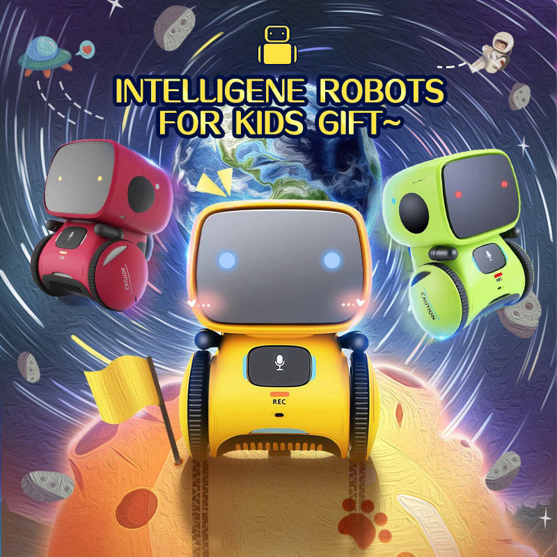 Toy Robot Voice Control Interactive Robot Cute Toy Smart Robot for Kids Dance Voice Command Touch Control Toys birthday 