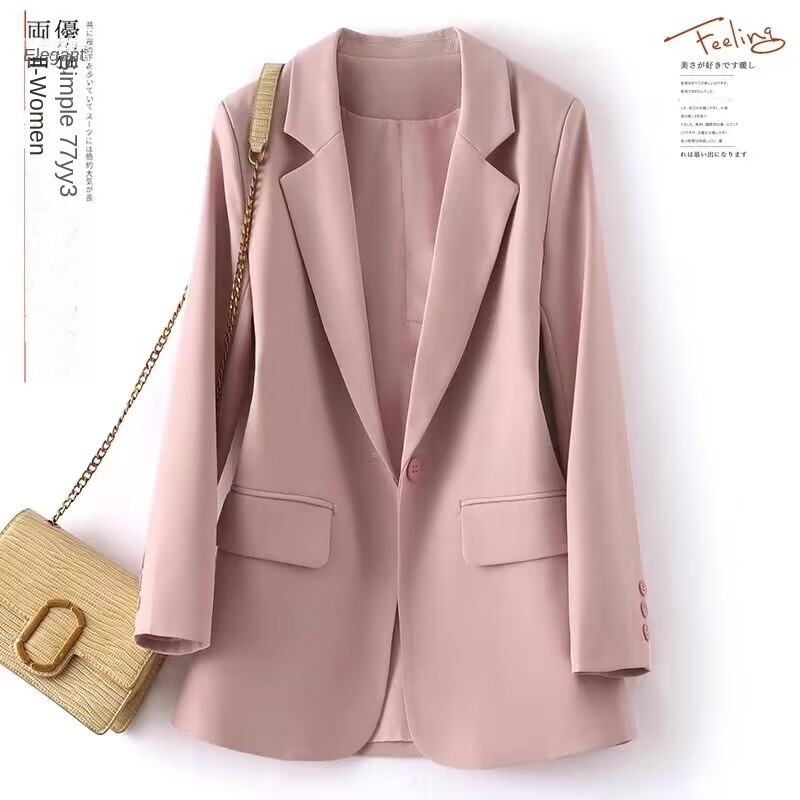 เสื้อเบลเซอร์, กางเกงขาสั้นผู้หญิงฤดูใบไม้ร่วง 2024 ใหม่, เทรนด์เกาหลี, สูทลําลองขนาดเล็ก