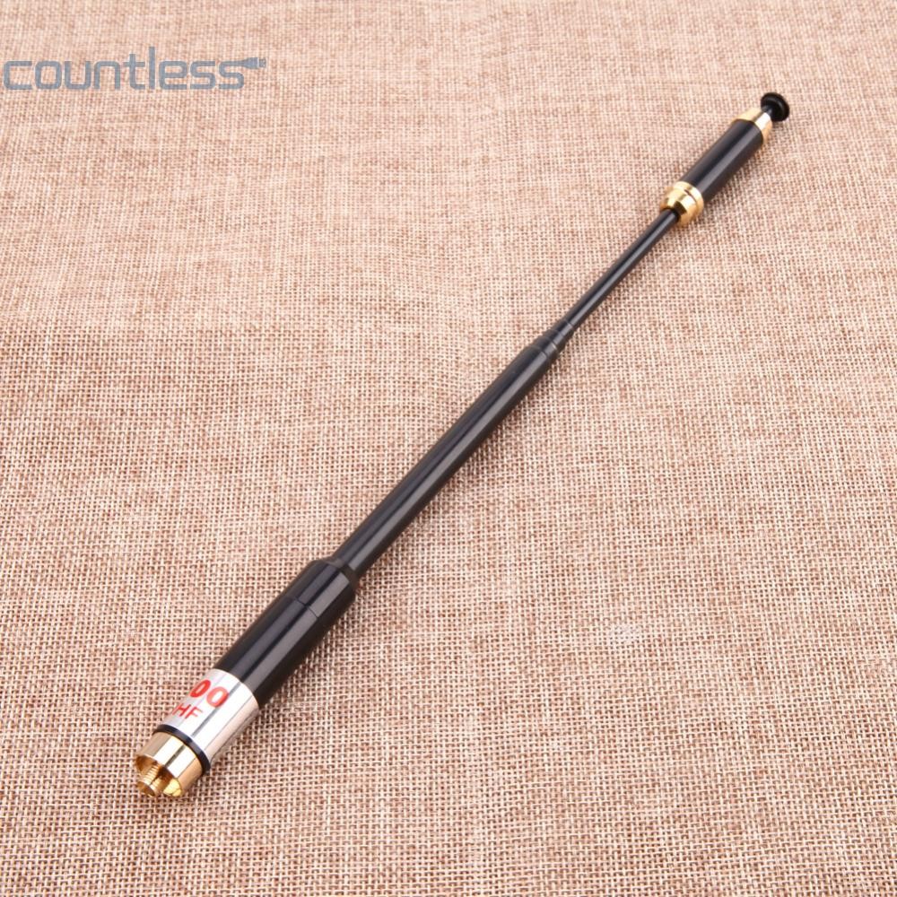 เสาอากาศ SMA-F เสาอากาศยืดไสลด์แบบ Dual Band กําไรสูงสําหรับ Kenwood FDC [ไร้เคาน์เตอร์]