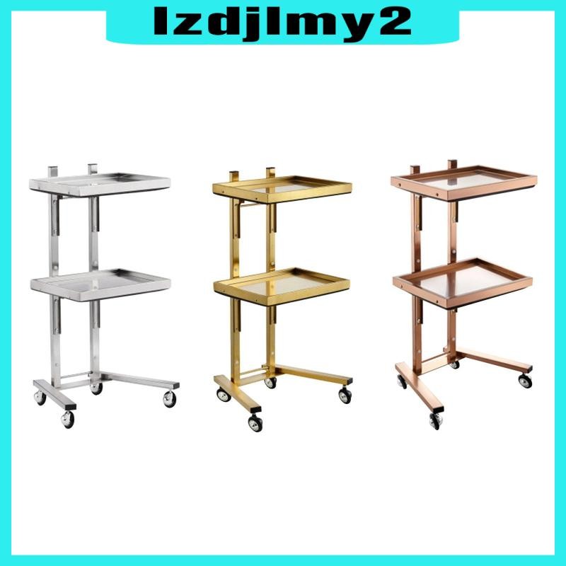 [Lzdjlmy2] ถาดโรลลิ่งสซาลอนรถเข็นถาดเก็บร้านรถเข็นสําหรับร้านร้านทําผมตัดผม
