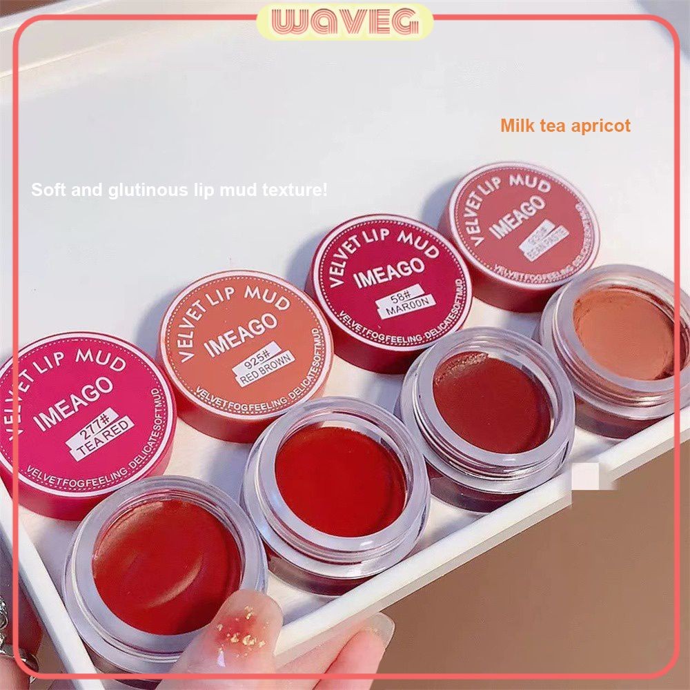 Imeago 2 In1 Lip Cheek ลิปเกลซเนื้อแมทท์กันน้ำ 2 in 1 บลัชครีมกันน้ำติดทนนาน WAVETH