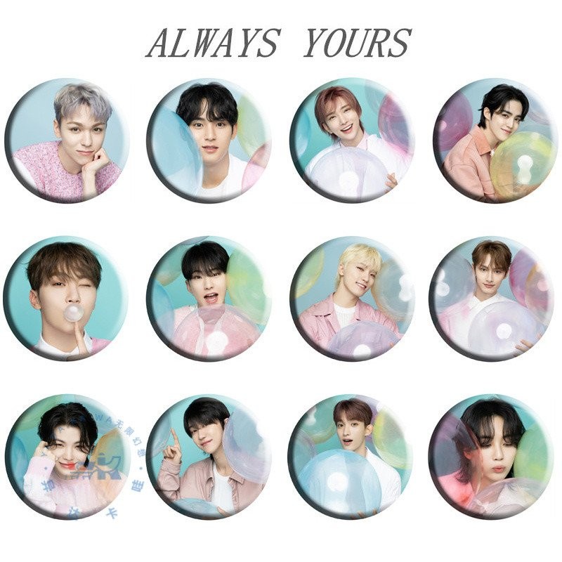 Seventeen วันพิเศษ Always Yours ป้ายจี้กระจกรอบดาว