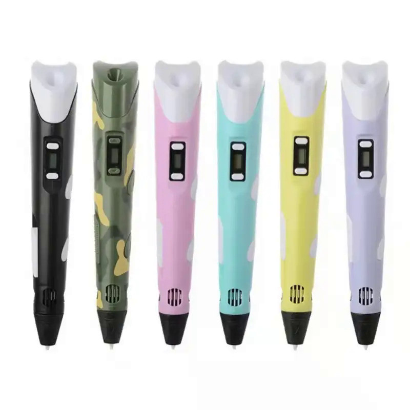3D Pen For Children 3D Drawing Printing Pen With LCD Screen Compatible PLA Filament Toys For Kids Ch