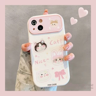 หมีน่ารักคู่เคสโทรศัพท์สําหรับiPhone 16 15 14 13 12 11 Pro Max X Xr XsMax 7 8 Plus SE2020