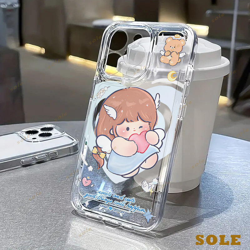 ส่งไวจากไทย เคสโทรศัพท์อะนิเมะการ์ตูน เคสกันกระแทก ไอโฟน 16 11 pro For iPhone12 13 14 15Pro MAX XS XR XS 6 7 8 Plus