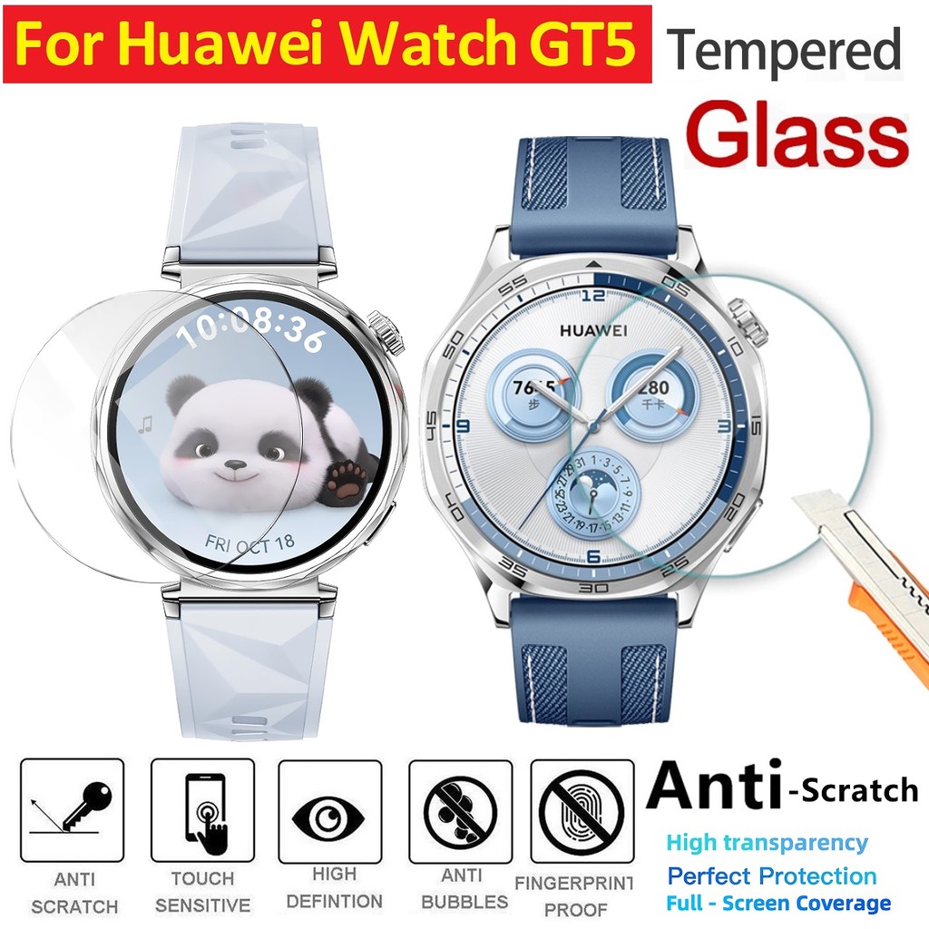ฟิล์ม Huawei watch GT 5 / Huawei Watch GT 6 ฟิล์ม Explosion-Proof Huawei GT6 Tempered Glass 9H 2.5D 