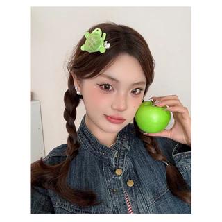 น่ารักเต่าน้อยกิ๊บผมแหวนหญิงด้านผมหักเรียบคลิปยางรัดยืดหยุ่นสูงเชือกผมเด็กตุ๊กตาเล็กๆน้อยๆอุปกรณ์