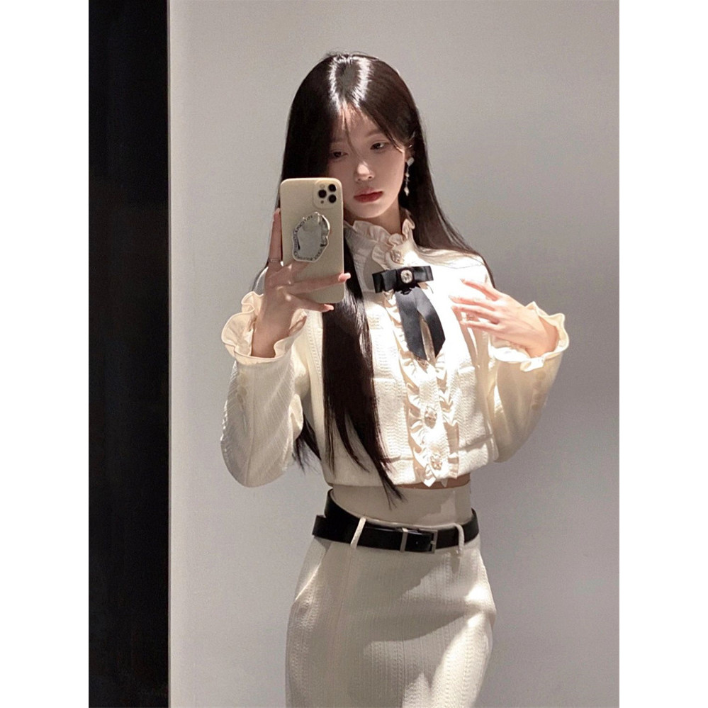 ราคาพิเศษ! F & X ชุดสูทชั้นสูง Chaebol ผู้หญิงใหญ่ฤดูใบไม้ร่วงใหม่เสื้อโค้ทสไตล์ชาแนลคุณภาพสูงชุดเดรสผู้หญิงเรียบหรู
