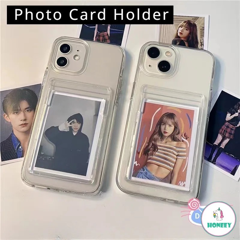 เคสโทรศัพท์มือถือ Tpu แบบนิ่ม บางพิเศษ พร้อมช่องใส่บัตร สําหรับ Iphone 14 13 12 Pro 11Pro Max Xr Xs 8 7Plus