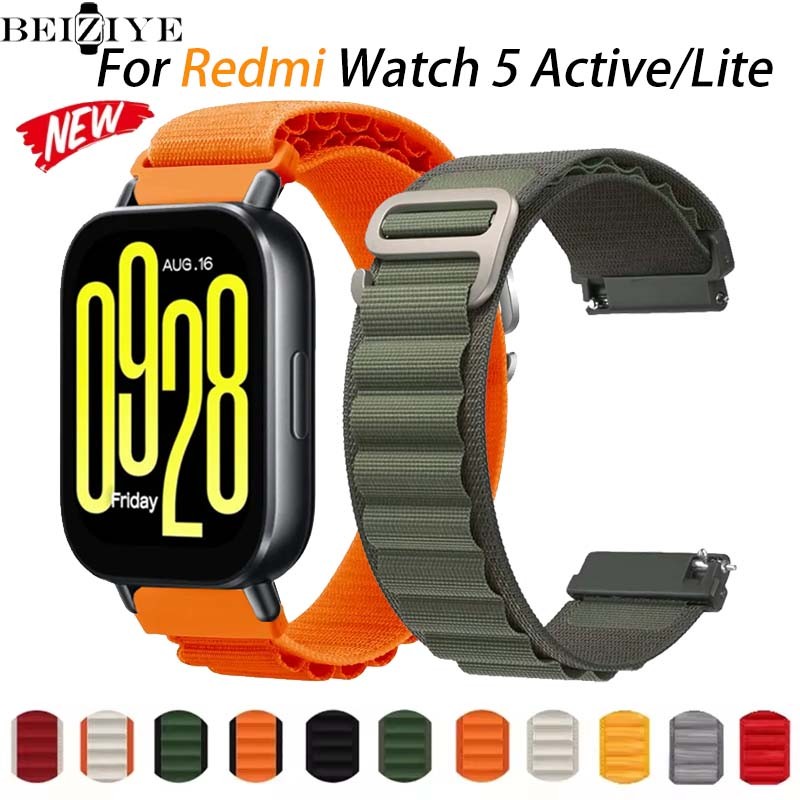 สาย สําหรับ Xiaomi Redmi Watch 5 Active Lite นาฬิกา สาย สำรอง สายไนลอน สําหรับ Redmi Watch5 Lite สาย