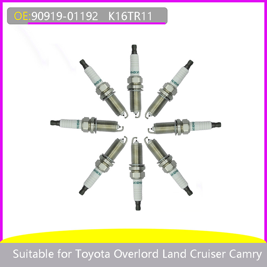 สําหรับ Toyota Basto 90919-01192 Land Cruiser Camry K16TR11 หัวเทียนรถยนต์ 2000 2001 2002 2003 2004 