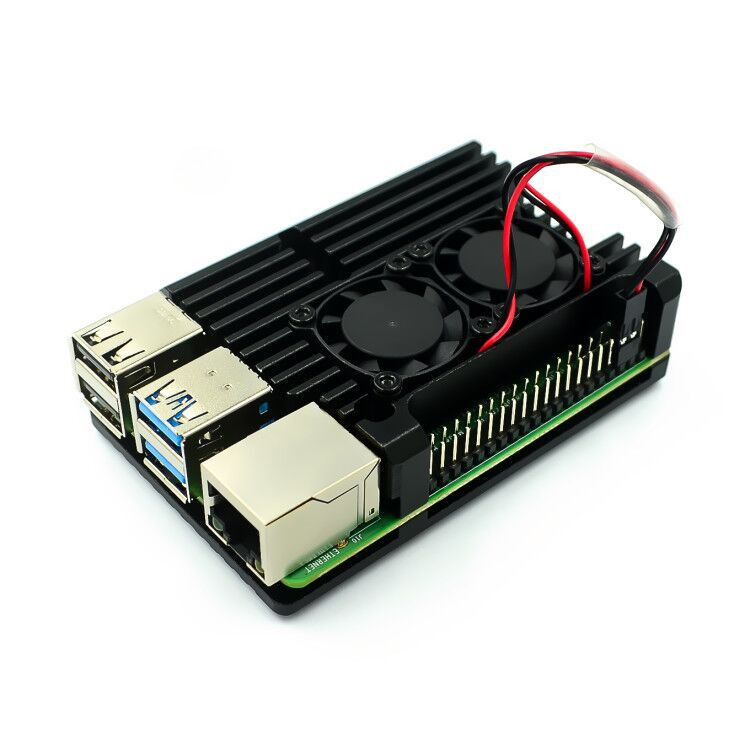 Raspberry Pi 4 Metal Generation Shell กล่องอลูมิเนียมอัลลอยด์ 4B ประกอบเปลือกกระจายความร้อน