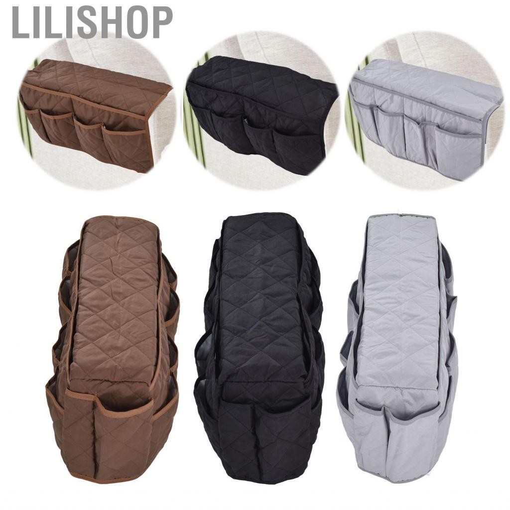 Lilishop โซฟาที่วางระยะไกลรูปแบบที่เหมาะสมที่เรียบง่ายสะดวกสบายแฟชั่นย้อนยุคโซฟาที่เท้าแขนจัดออกแบบกระเป๋าสำหรับโทรศัพท์มือถือ